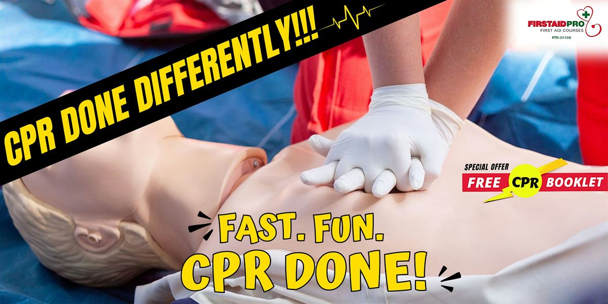 CPR and First Aid Training Adelaide CBD - Plus Get a FREE CPR Booklet!