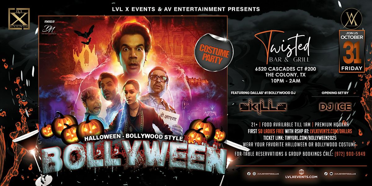 Bollyween 2025 - Halloween Bollywood Style