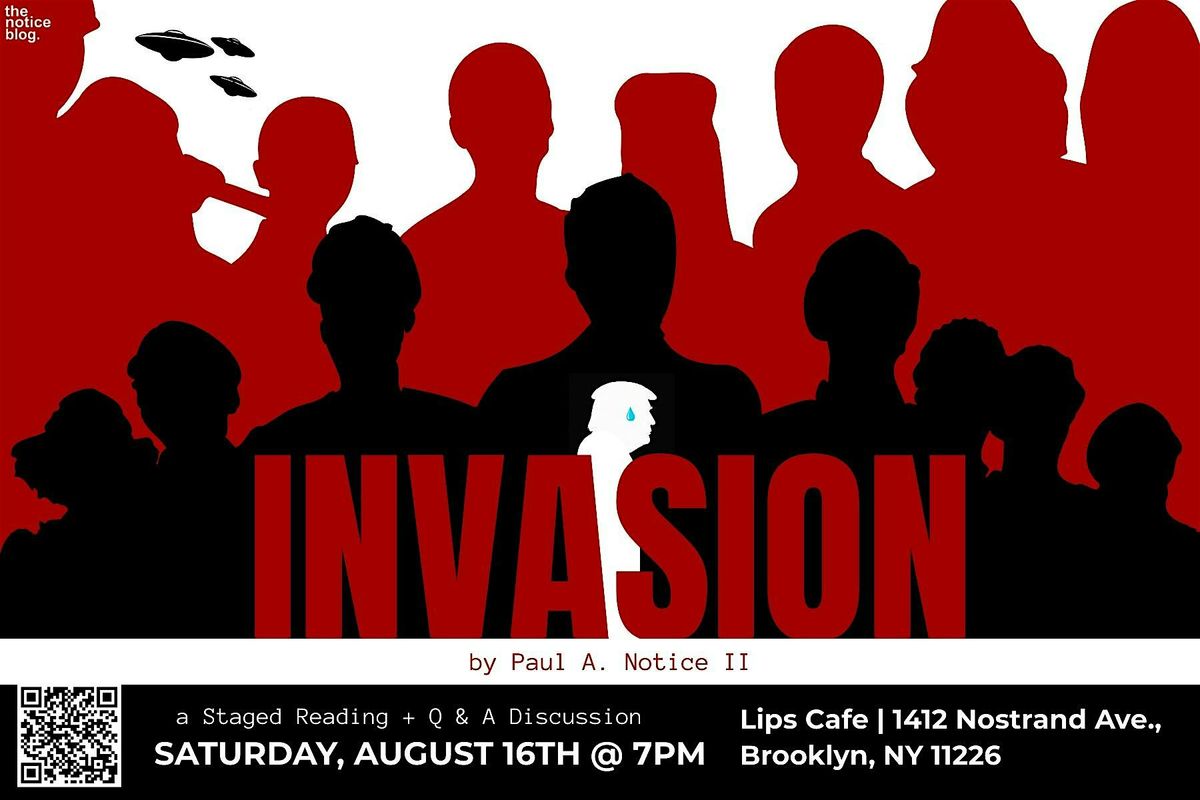 INVASION | Live Stage Reading w\/ Q & A
