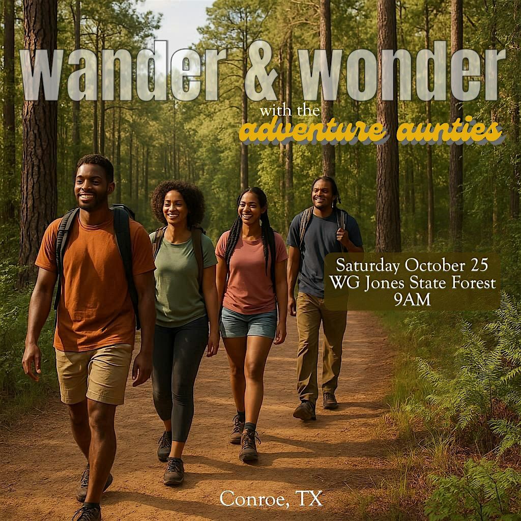 wander & wonder with the adventure aunties (october)