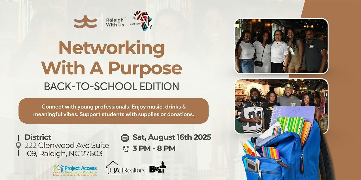 RWU: networking with a purpose. - Back to School Edition