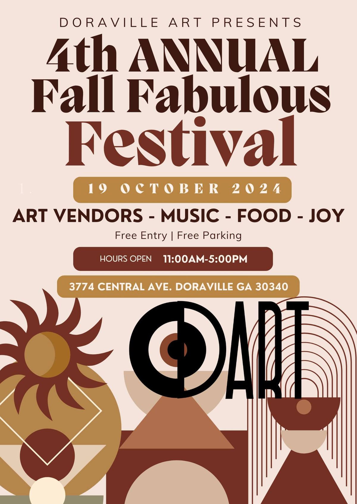 Doraville Art's 4th Annual Fall Fabulous Festival