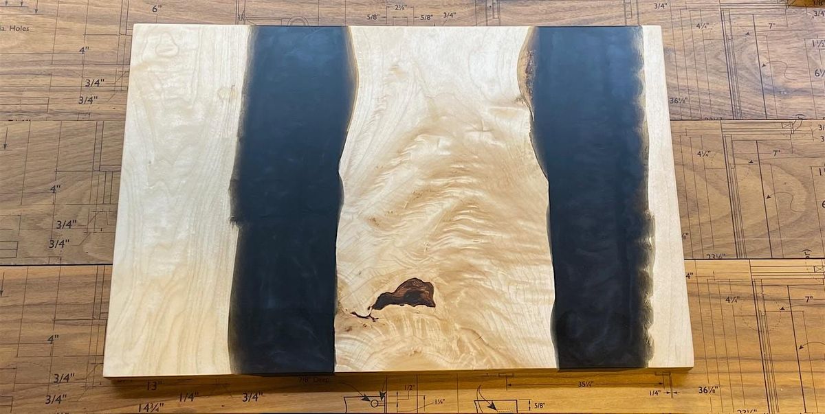 Wood & Epoxy Charcuterie Board