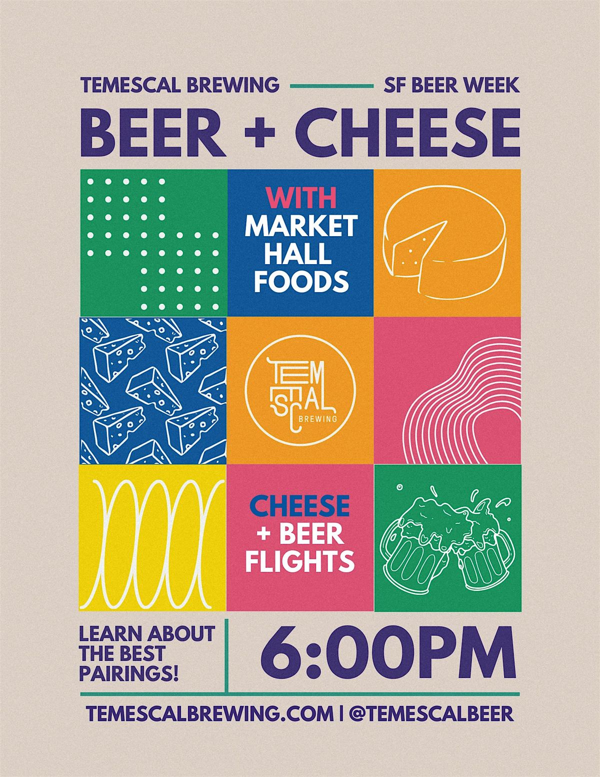 Beer + Cheese Flight Night with Market Hall Foods