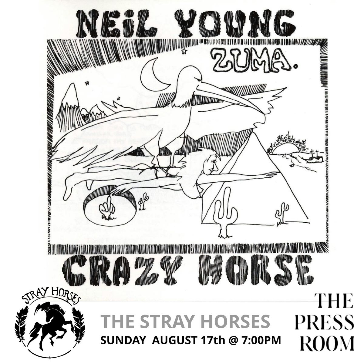 The Stray Horses perform Zuma by Neil Young & Crazy Horse