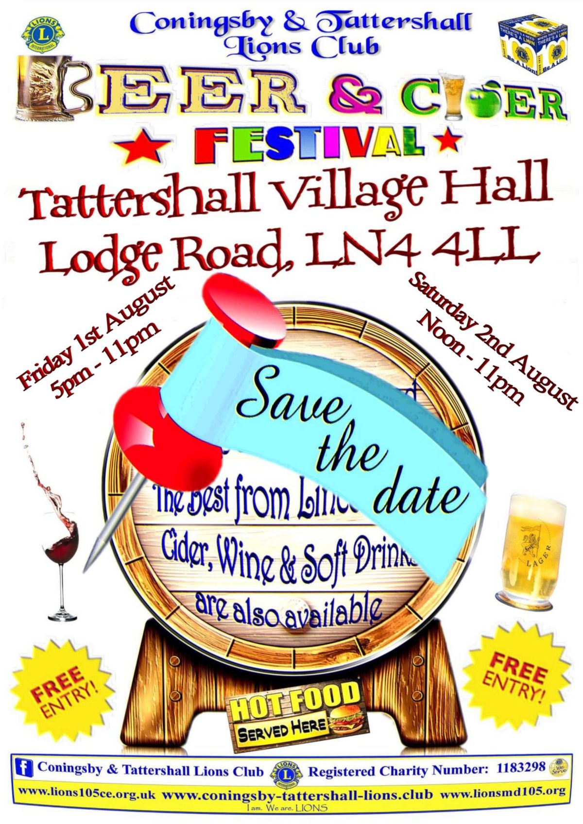 Coningsby & Tattershall Lions Beer & Cider Festival