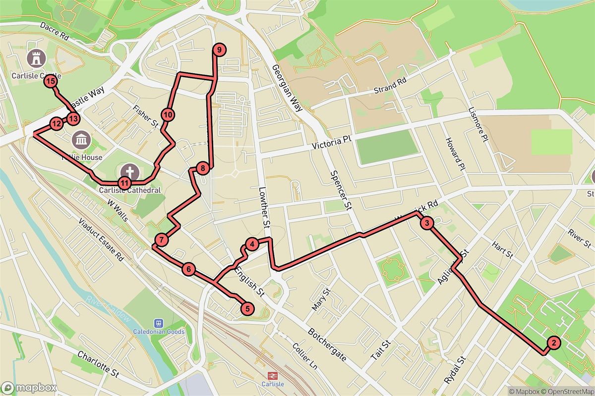 Carlisle Audio Tour: Citadels, Friaries, and Legends of Caldewgate