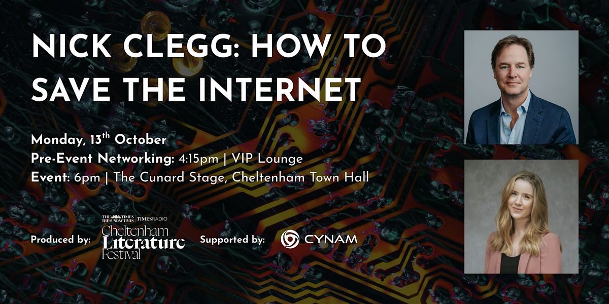 Nick Clegg: How to Save the Internet