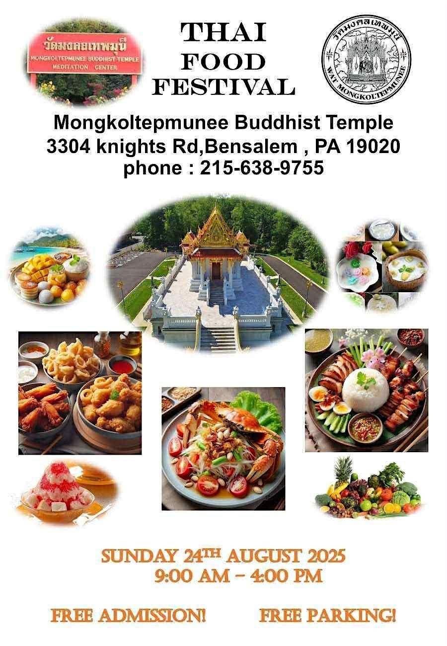 Thai Food and Thai Dance Show. Free Admission, Free Parking