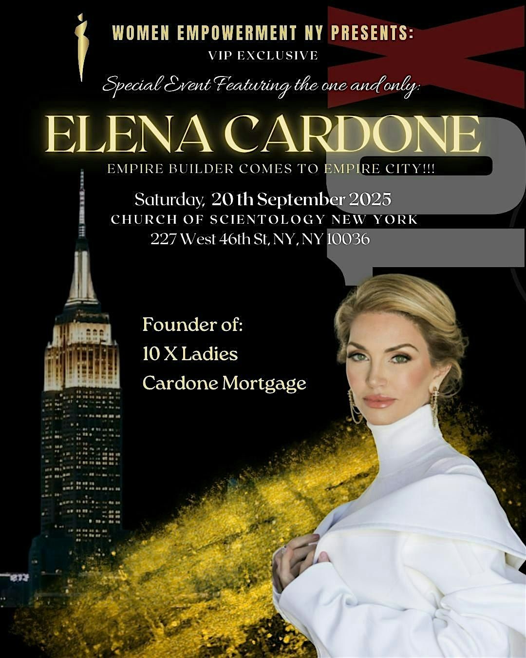 ELENA CARDONE - EMPIRE BUILDER COMES TO EMPIRE CITY