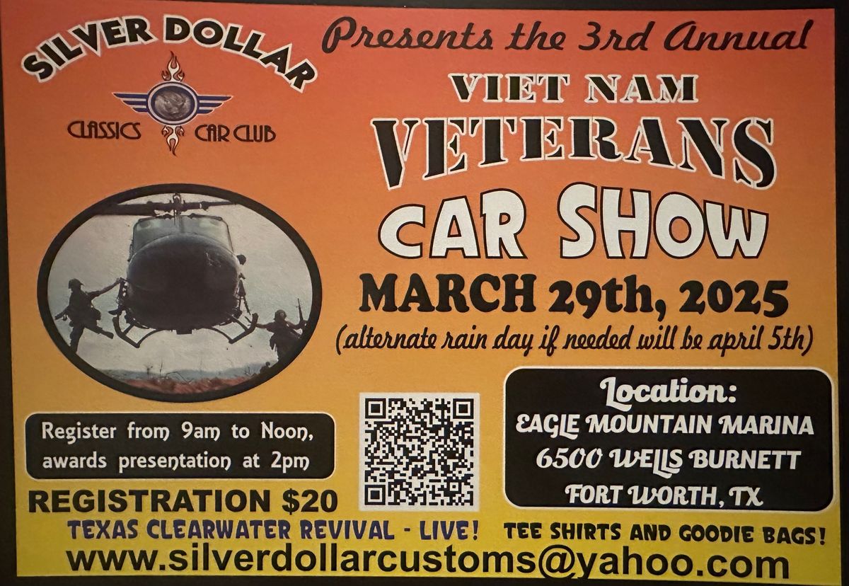 3rd Annual Vietnam Veterans Day Car Show