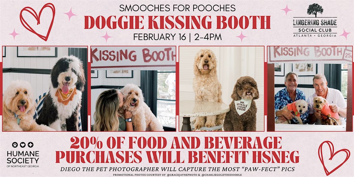 Smooches For Pooches Valentine's Doggie Kissing Booth