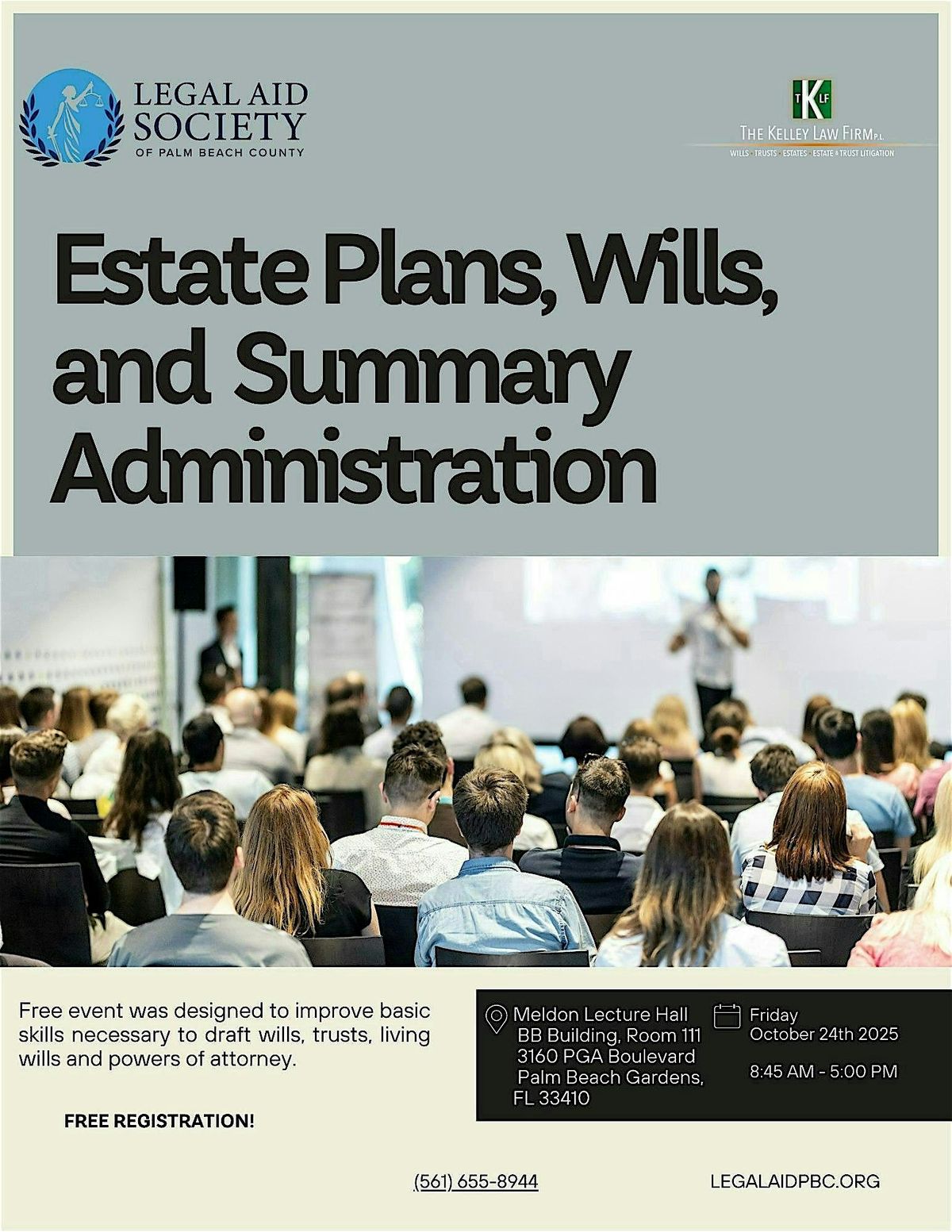 Estate Plans, Wills, and Summary Administration Seminar