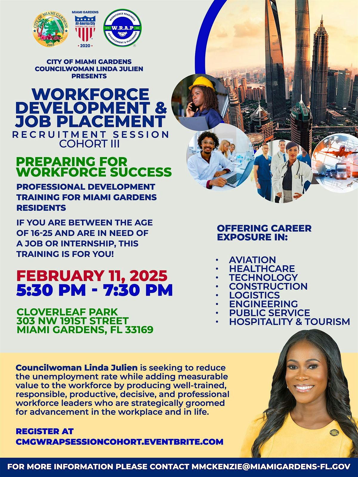 Workforce Development & Job Placement Recruitment Session Cohort III