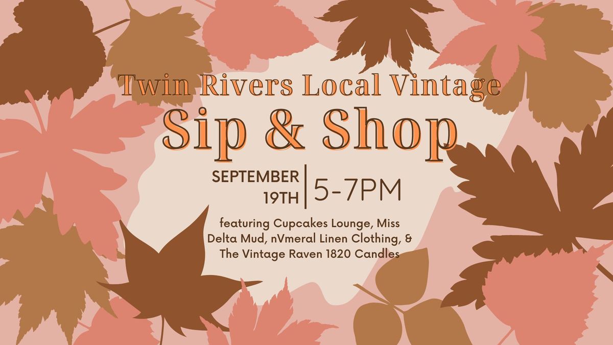 September SIP & SHOP featuring Multiple Guest Vendors