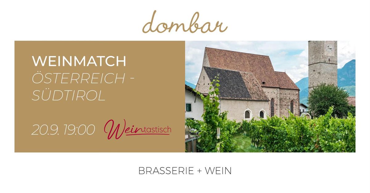 Weintastisch - Weinmatch \u00d6sterreich - S\u00fcdtirol