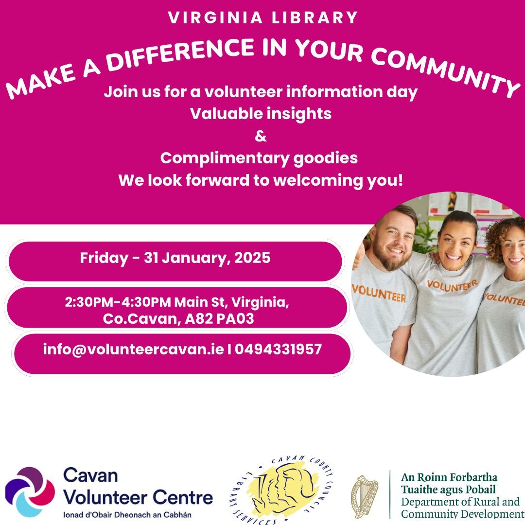 Make a Difference in Your Community, Join Us for Volunteer Information Day