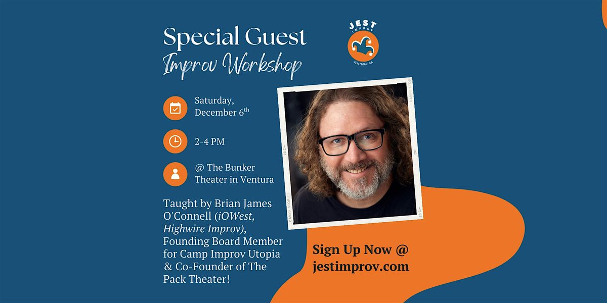 Special Guest Improv Comedy Workshop @ Jest Improv!
