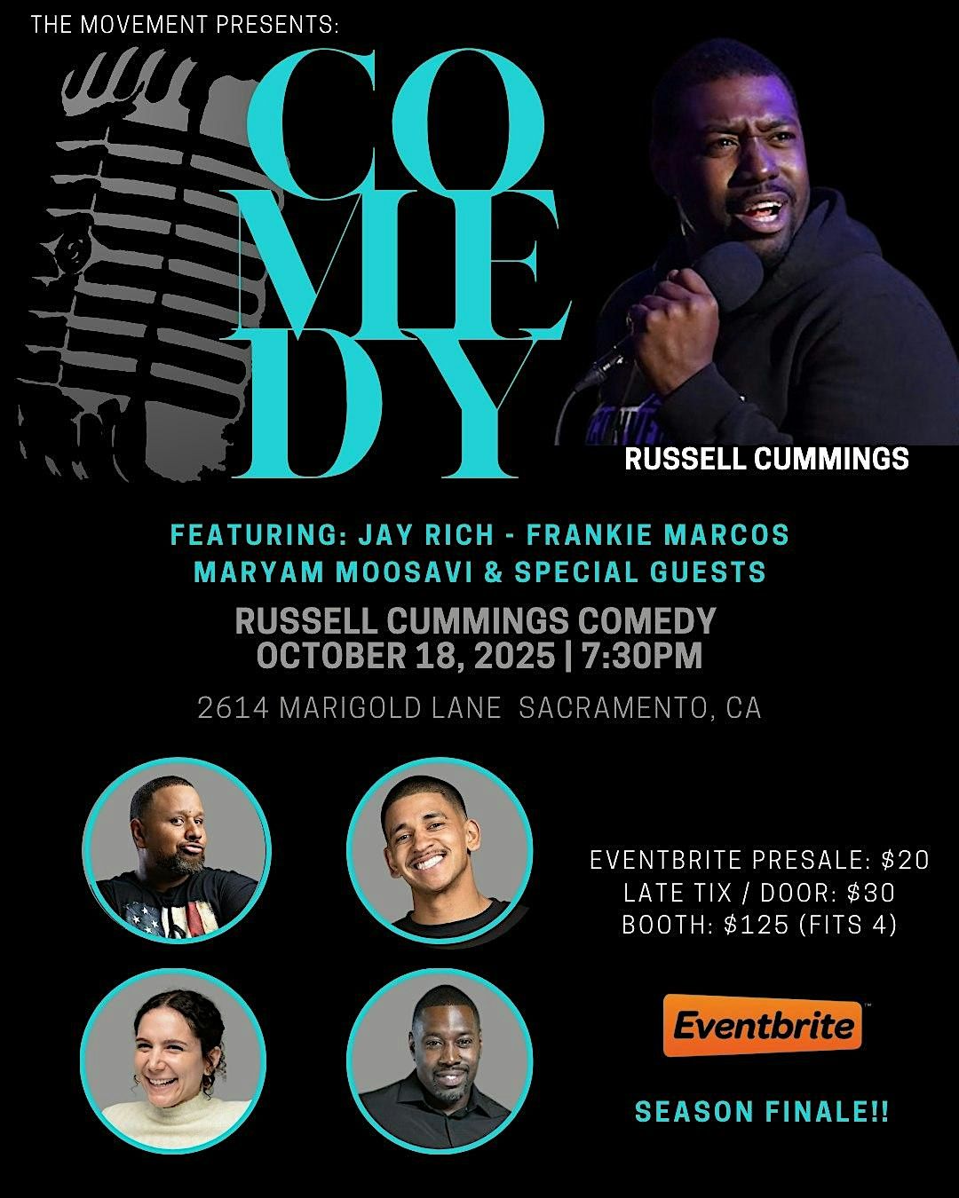 Russell Cummings Comedy Show - Season Finale 2025