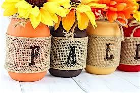 Fall Mason Jar Decorating