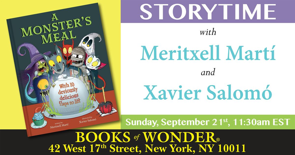 Storytime with the Author | Meritxell Mart\u00ed and Xavier Salom\u00f3