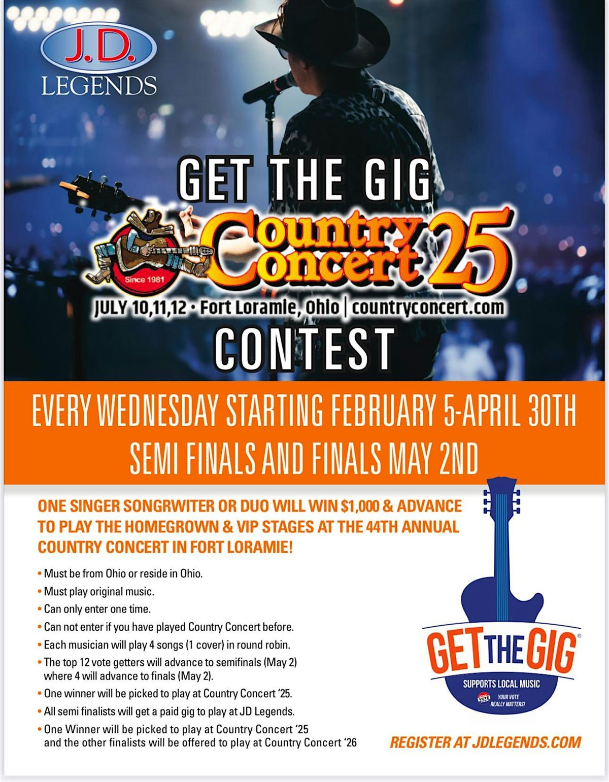 Get The Gig- Country Concert '25 Edition