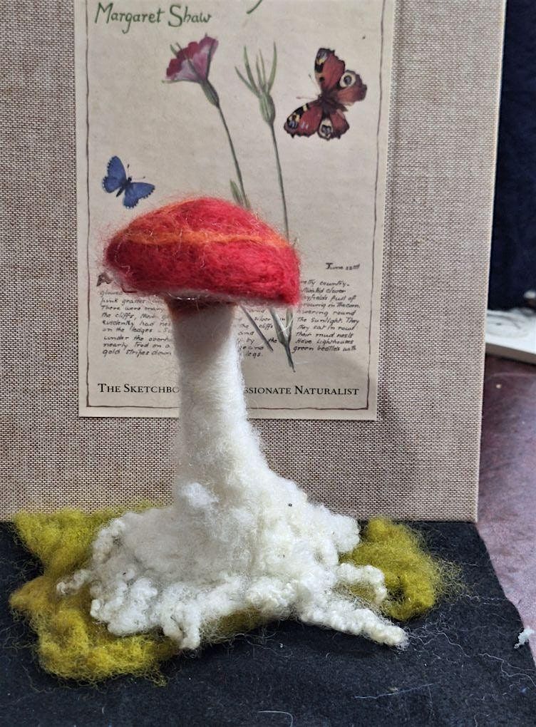 Needle Felted Toadstool