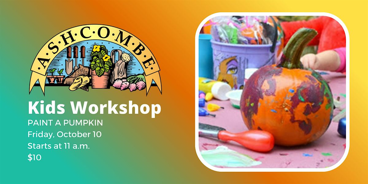 Kids Paint A Pumpkin