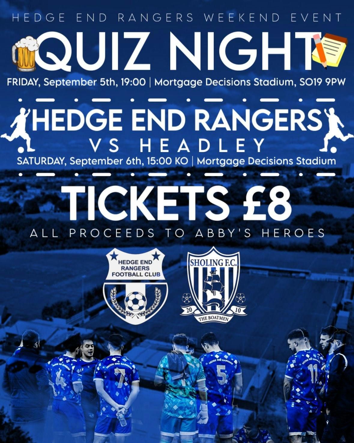 HEDGE END RANGERS QUIZ NIGHT 2025 