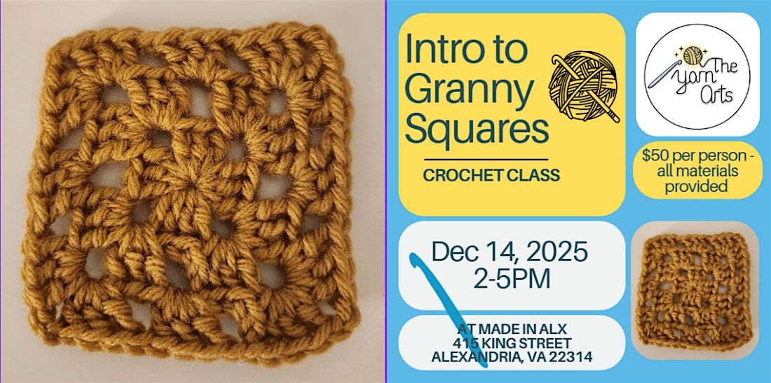 Intro to Granny Squares with The Yarn Arts