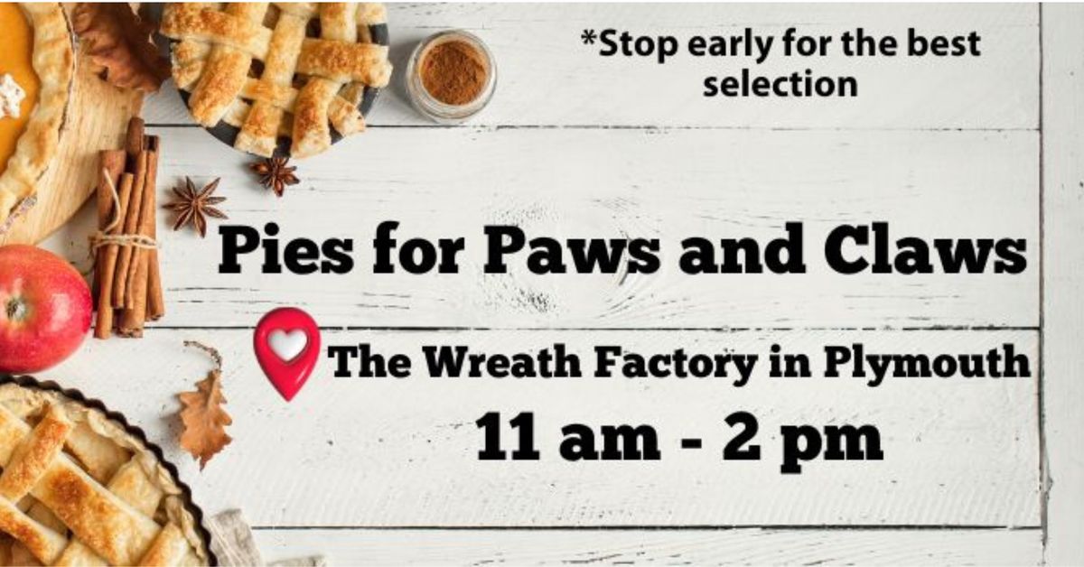 Pies for Paws and Claws