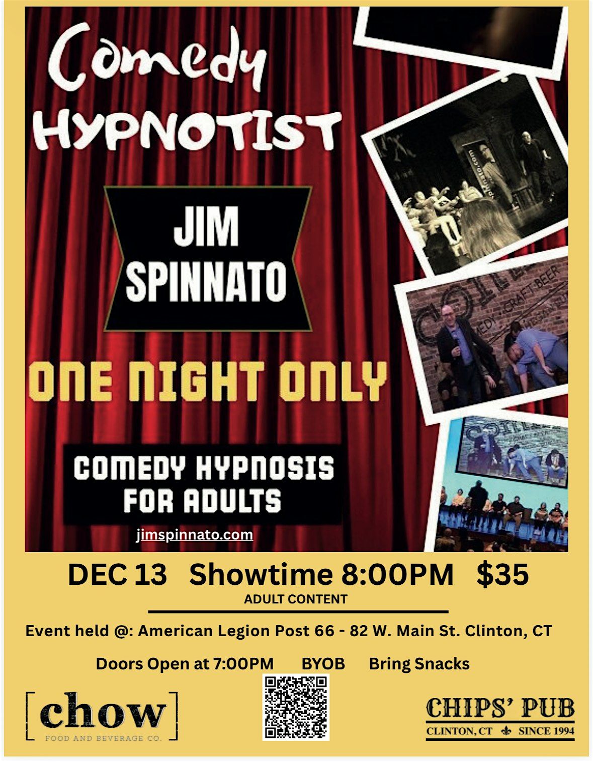 Comedy Hypnotist Jim Spinnato
