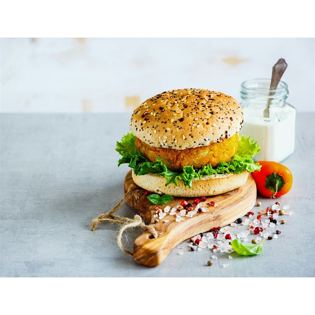 Heart Healthy Veggie Burger Teaching Kitchen at Optum Cafe