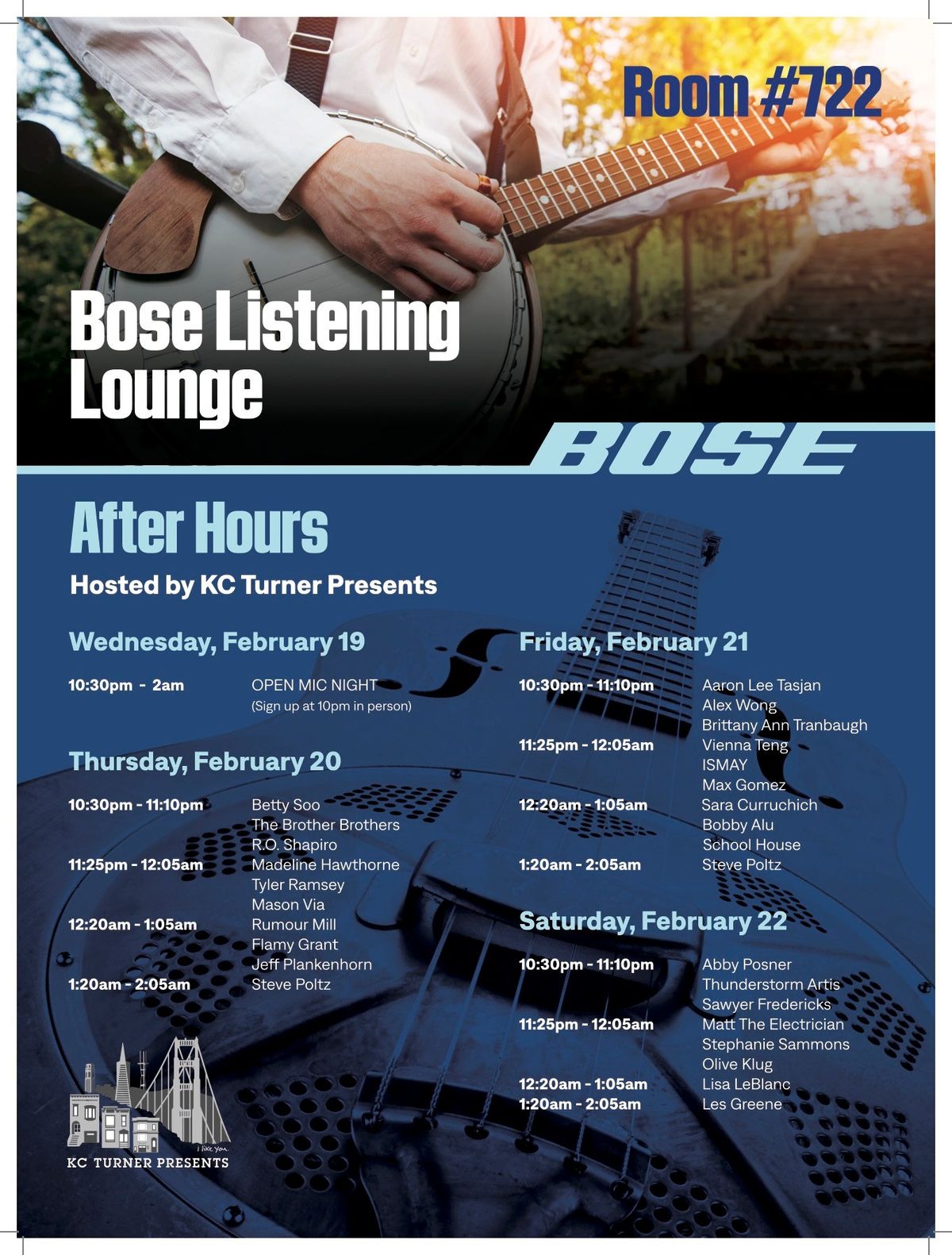 Bose Listening Lounge After Hours at Folk Alliance