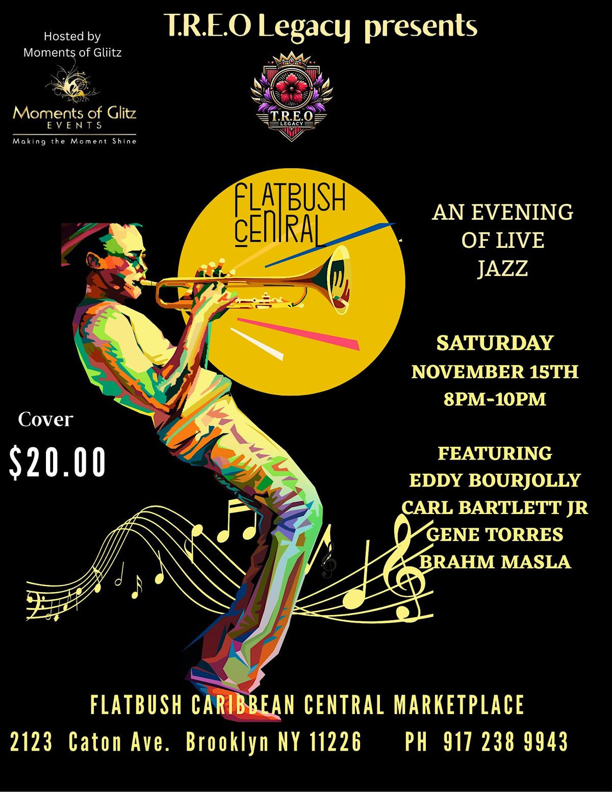 An Evening of Live Jazz ft Eddy Bourjolly and Friends