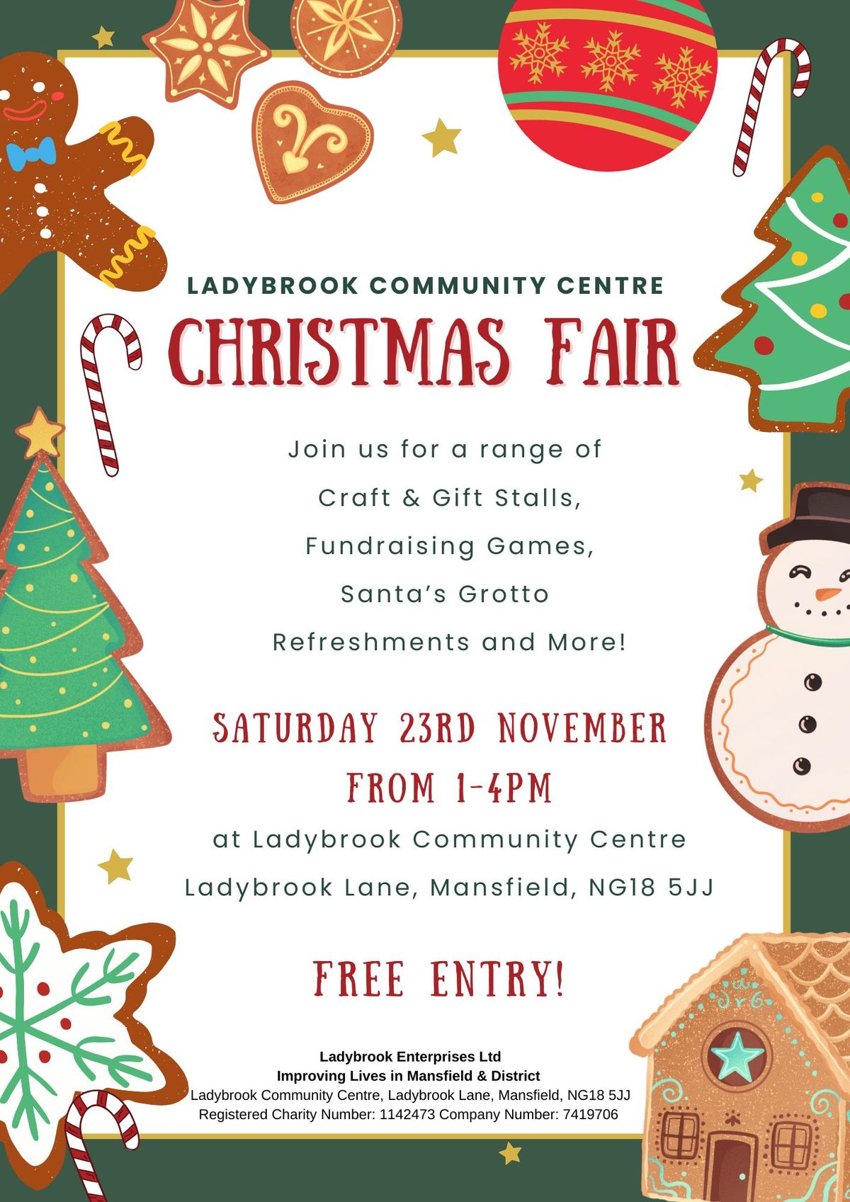 Christmas Fair at Ladybrook Community Centre 