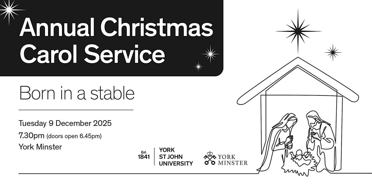 York St John University Christmas Carol Service 2025