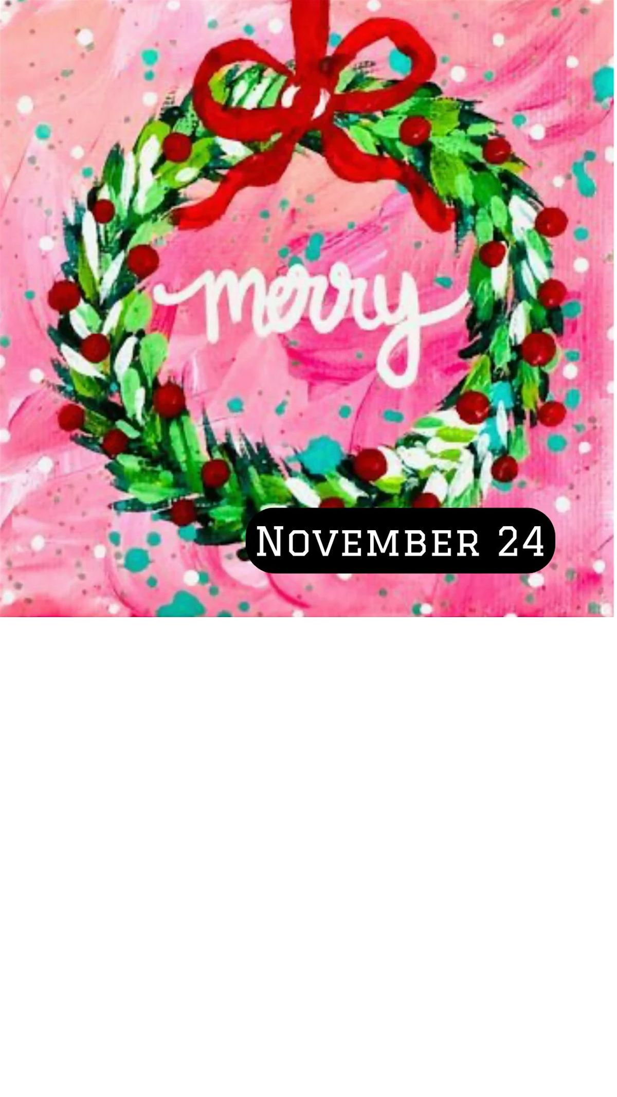 **Festive Wreath Paint Night**