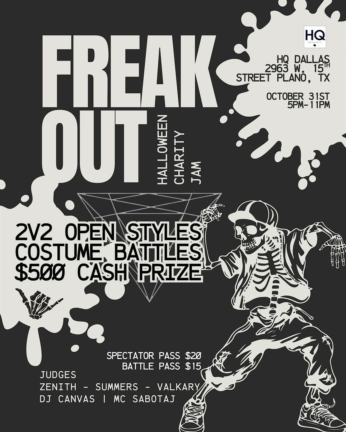 FREAKOUT - Charity Fundraiser | 2v2 Dance Battles