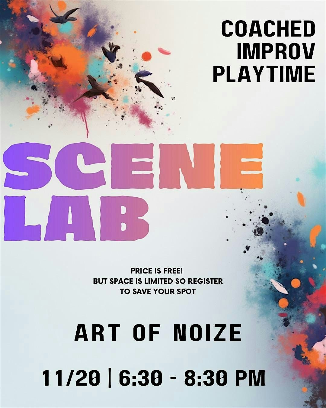 Scene Lab: Coached Improv Playtime