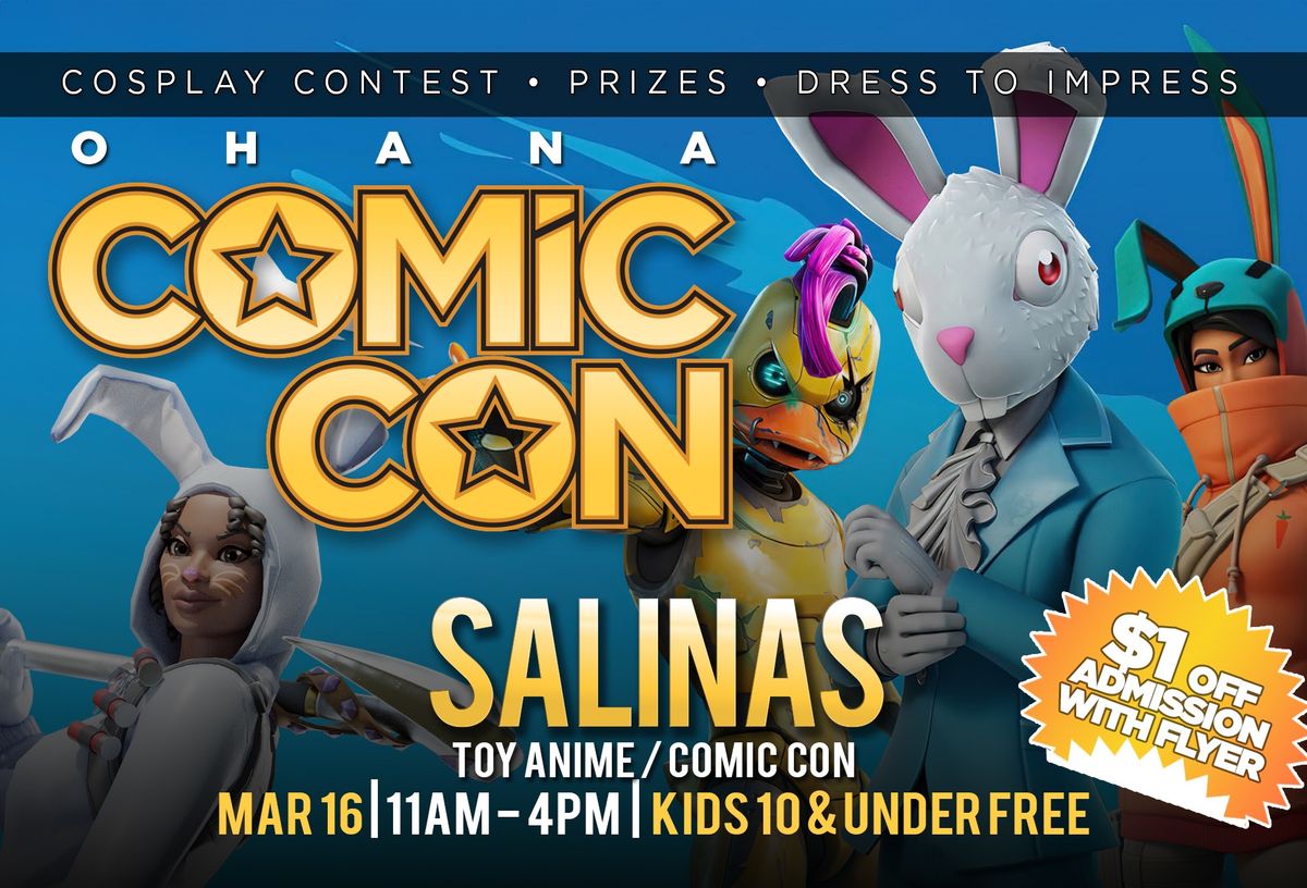 Salinas Toy-Anime-Comic Con