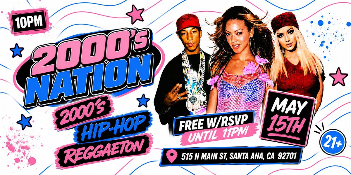 2000s Nation | Friday May 15th @ Mission Control Bar | Free w\/rsvp | 21+