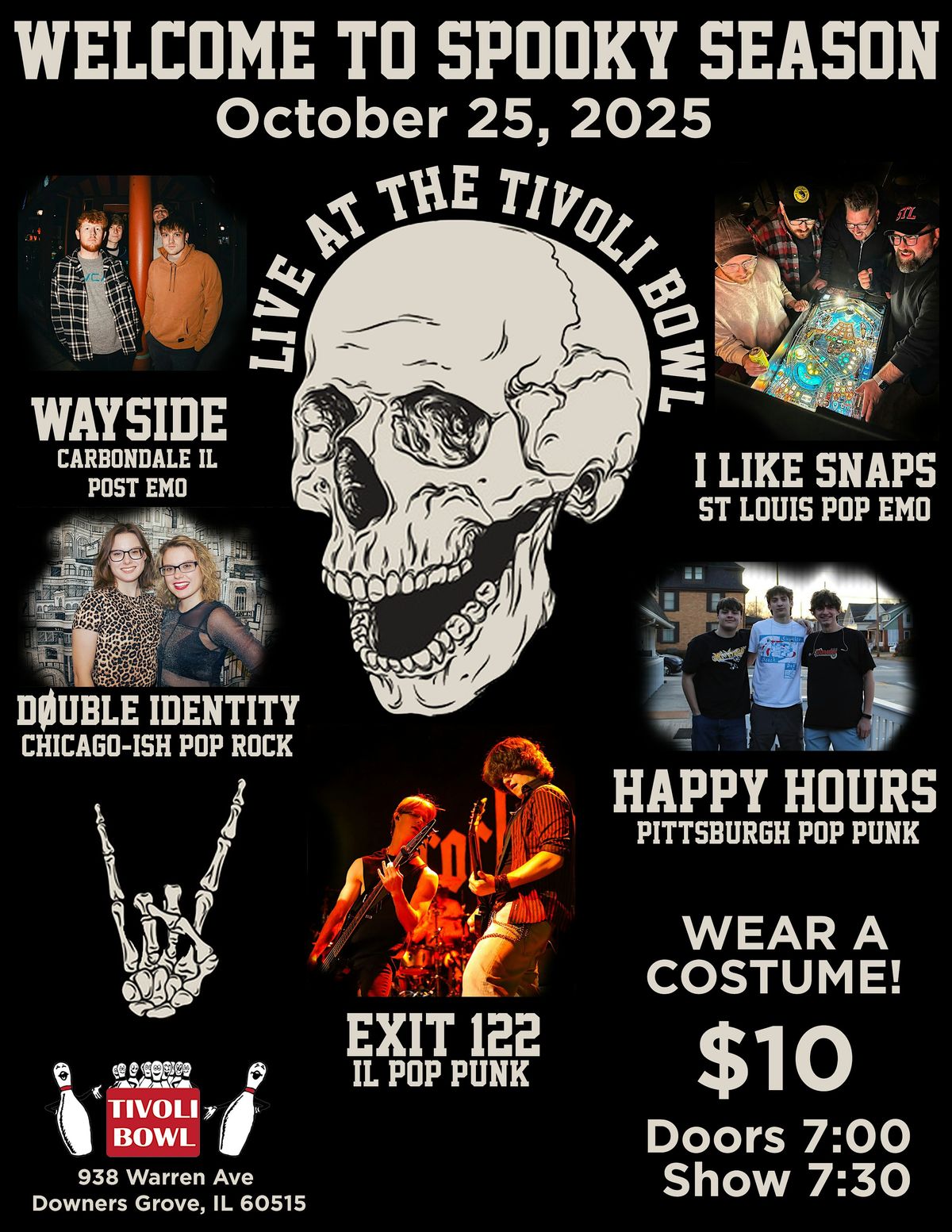 Punk Rock Halloween at the Tivoli Bowl