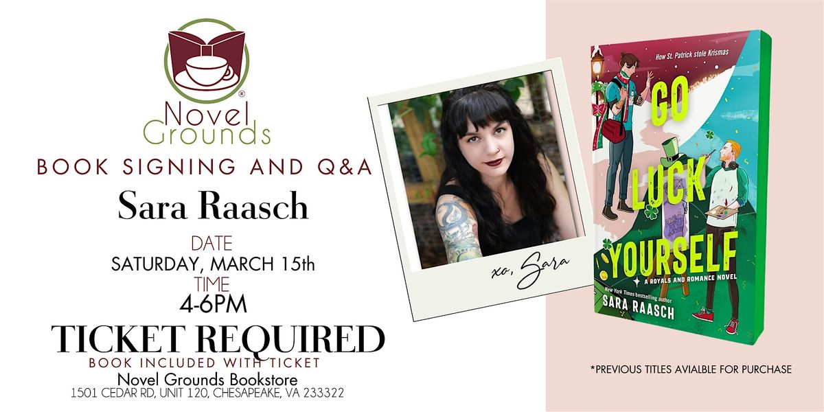 Q+A & Book Signing - Release Party Author Sara Raasch