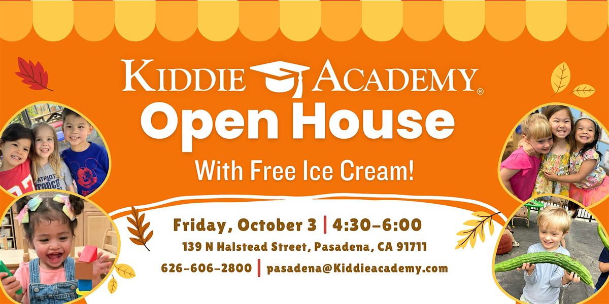 Kiddie Academy Open House and Free Ice Cream