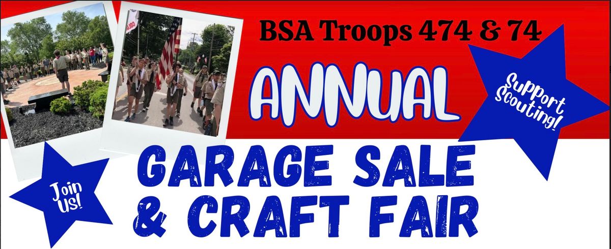 Annual Troops Garage Sale!
