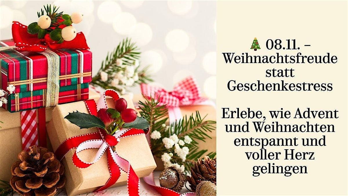 Weihnachtsfreude statt Geschenkestress
