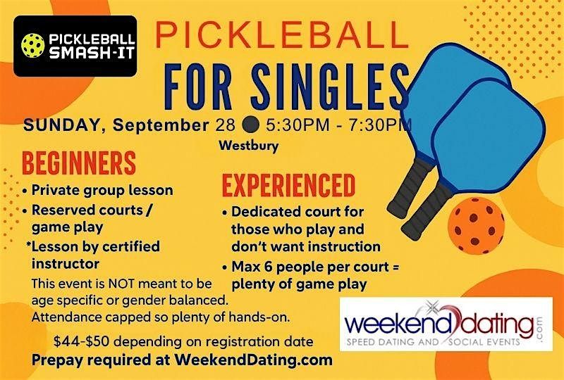 Pickleball Singles Clinic\/Social Long Island