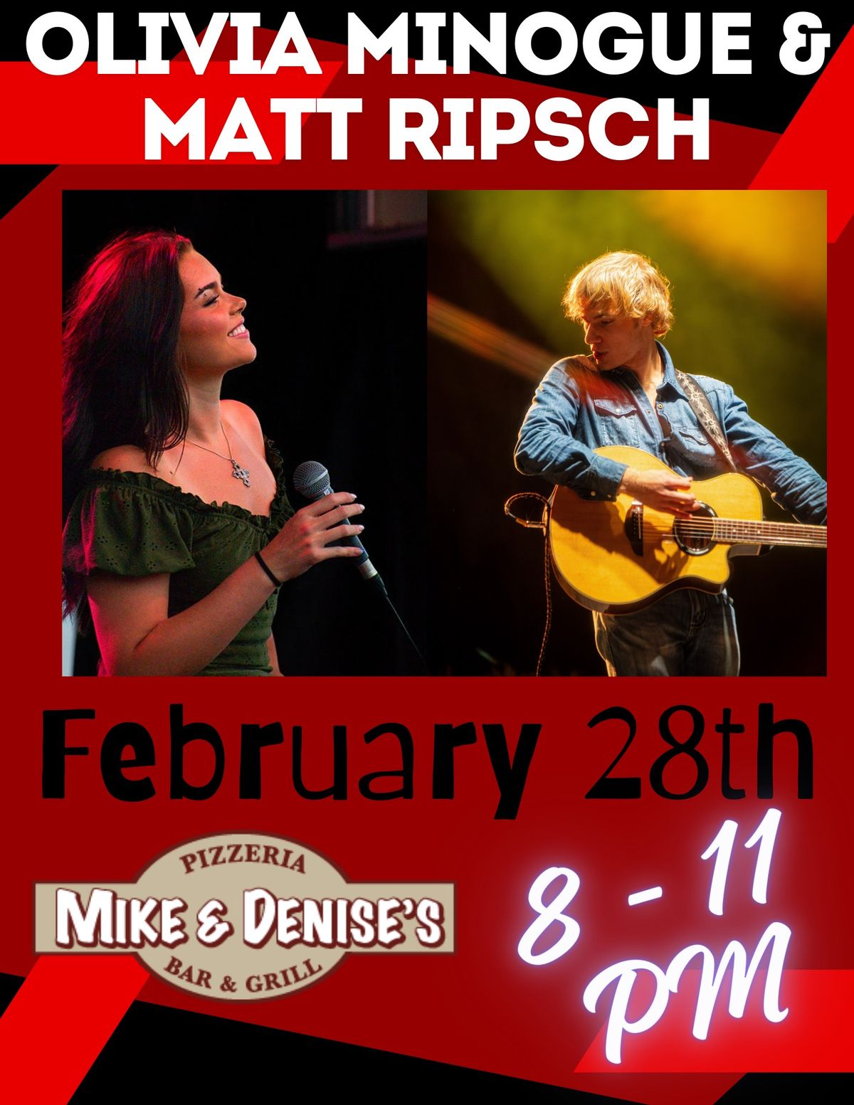 Olivia Minogue & Matt Ripsch at Mike & Denise's