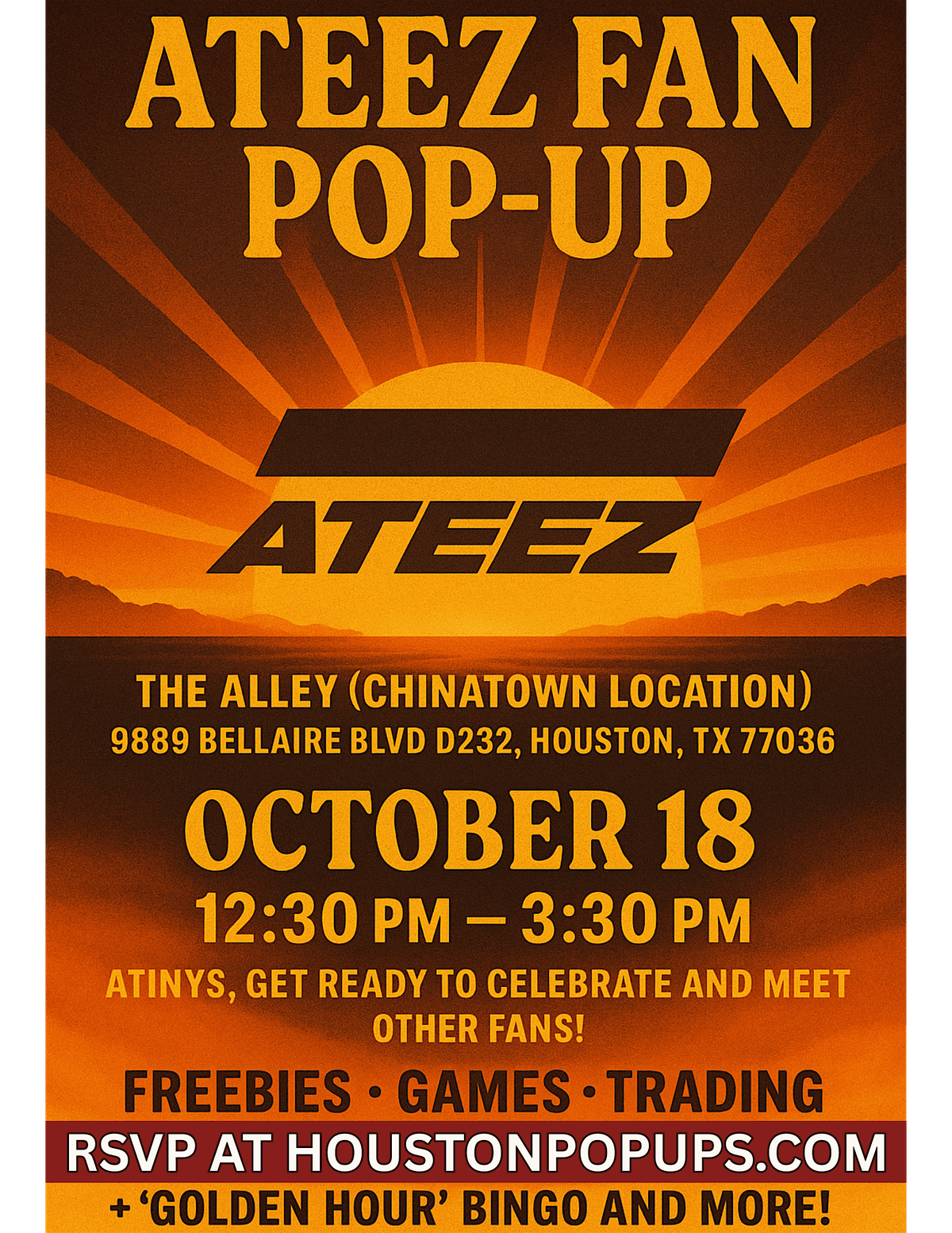 ATEEZ Pop-Up (K-Pop Fan Event)